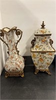 2 FRENCH STYLE VASES