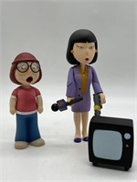 Family Guy Meg Griffin & Trisha Takanawa w/TV
