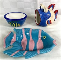 Lot of Fish Theme Bowls