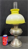 Vintage Parlor Kerosene Oil Lamp
