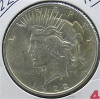 1922 Peace Silver Dollar. Nice.