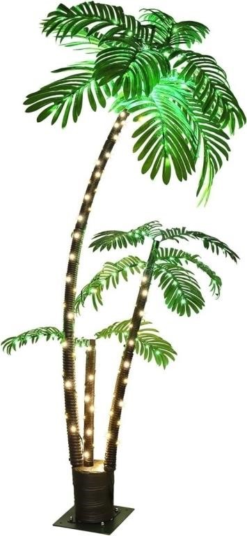 Light-Up Palm Tree 2.6' x3.3' for Outdoors