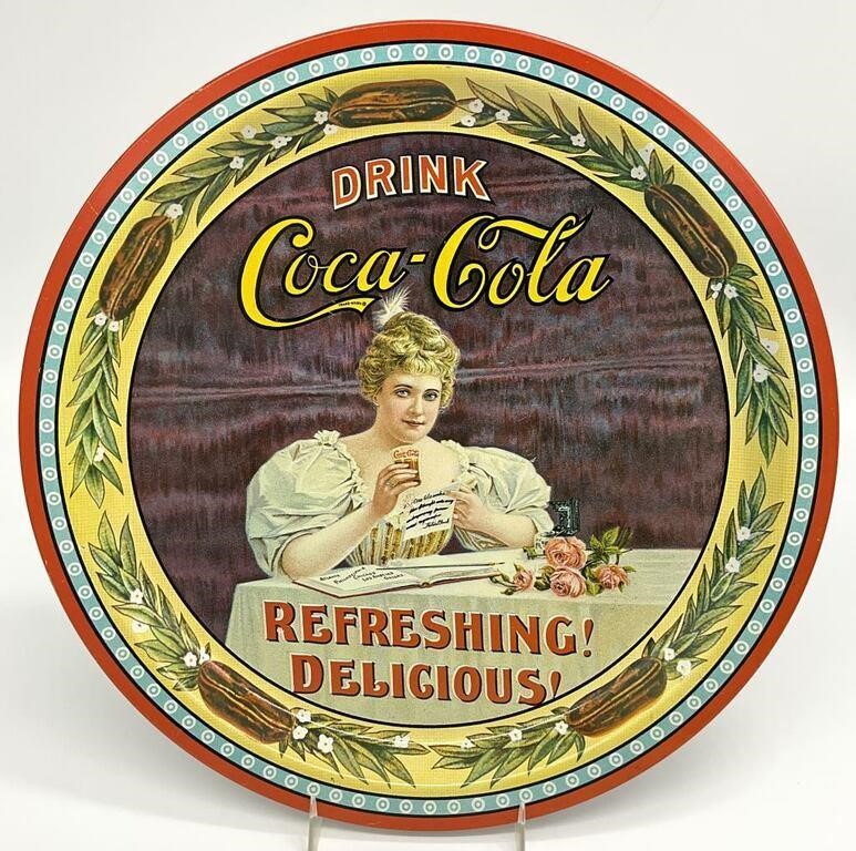 75th Anniv Coca-Cola Metal Tray