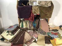 Lot of Vintage Upholstery Samples & Fabric