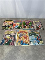Vintage DC superhero comic books