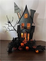 Halloween Haunted House Lights Up & Sound