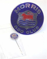 Morris 850 car club badge