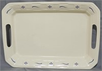 Longaberger Pottery Classic Blue Platter