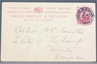 British 1900 One Penny Post Stationery Card