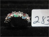 FIRE TOPAZ COSTUME RING SIZE 7
