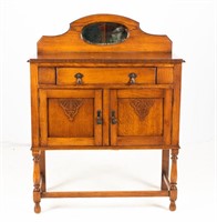 Furniture Antique Tiger Oak Washstand