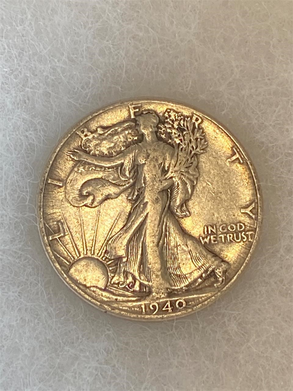 1940 Walking Liberty Half