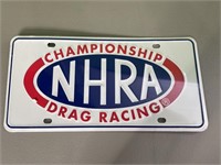 NHRA drag racing championship license plate -