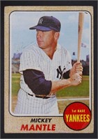 1968 Topps Baseball Mickey Mantle #280