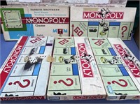 (5 PCS) MONOPOLY BOARD GAMES