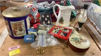 Holiday Decor, Tin Cans, Ornaments, Misc.