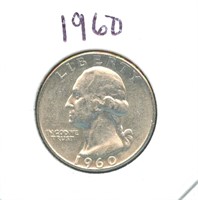 1960 Washington Silver Quarter