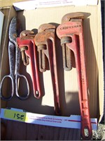 3 Pipe Wrenches & Snips