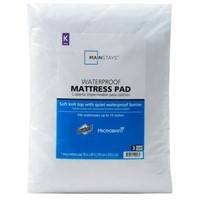 Mainstays Waterproof Mattress Pad, King AZ4