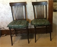 2-Wooden Chairs