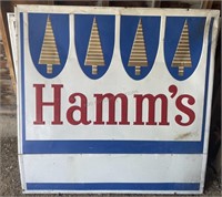 Hamm's Beer Sign -- Large Metal