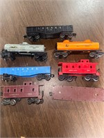 Lot of 7 Lionel cars