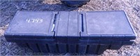 black plastic toolbox