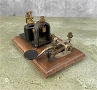 E.F. Johnson Telegraph Morse Code Key Set