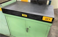 DO-ALL 24"x 36" GRANITE SURFACE PLATE w/ CABINET