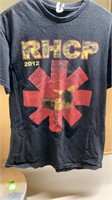 2012 RED HOT CHILI PEPPERS TSHIRT SIZE MEDIUM