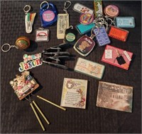 Misc. Keychain Lot w/Magnets