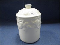 lidded canister