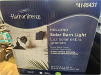 Harbor breeze holland solar barn light.