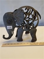 Metal Elephant Figure