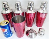 5 shakers Oggy Stainless Neuf avec légers défauts