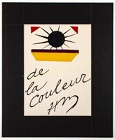 "De La Couleur" print by Henri Matisse
