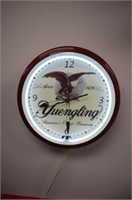 YUENGLING NEON WALL CLOCK: