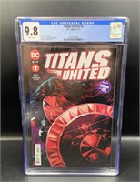 CGC 9.8 Titans United 5 Comic Book DC