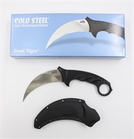 Cold Steel Karambit #49KS Steel Tiger Knife NIB