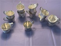 Vintage Wallace Silverplate Cups (12 in total)
