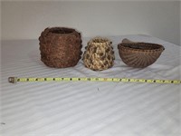3-Small Baskets