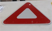 Steel Triangle Sign
