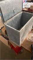 17x13x10 galvanized metal milk box