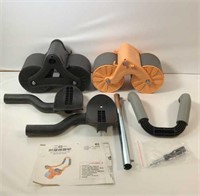 New Open Box 2 in 1 Elbow Support Abdominal Wheel