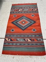 Traditional Zapotec Hand Woven Rug