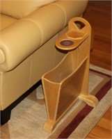 unique custom made narrow side table