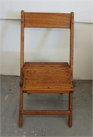 Vintage Wooden Folding Chair.