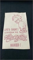Listen to Aero Smith naked vinyl car sticker