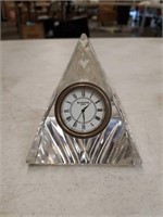 Waterford crystal desk clock