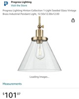 Pendant Light (Open Box, New)